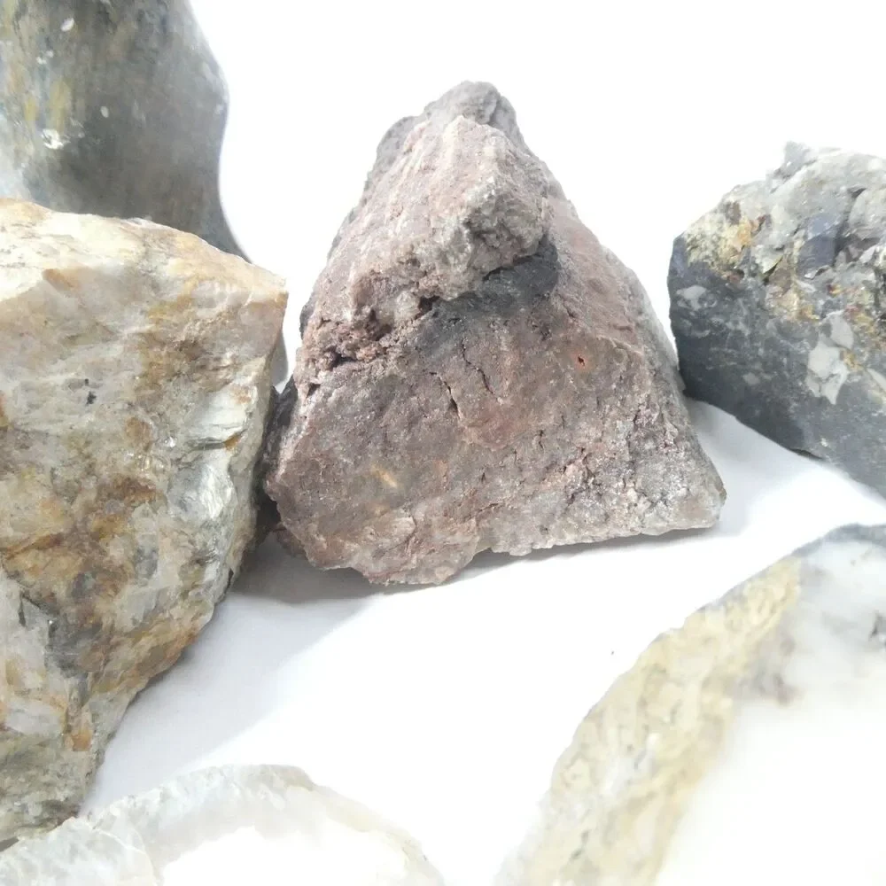 Rock Lot Natural Raw & Polished Specimens Unidentified 7.25lb